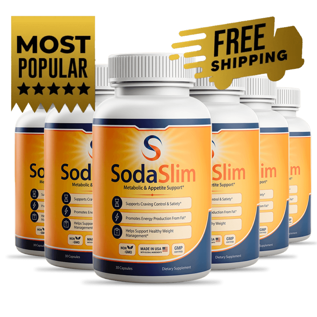 Soda Slim 6 Bottles — 180 Day Supply, Maximum Savings